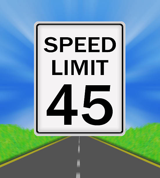 SPEED LIMIT 45 アメリカ道路標識看板 アメリカ 道路標識 特大