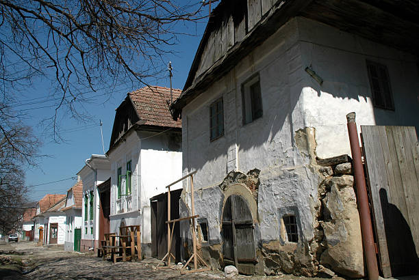 istock Traditional whitewashed stones house in Torocko 523131307