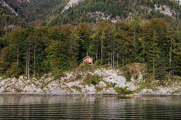 casa de campo - home interior cabin shack european alps imagens e fotografias de stock