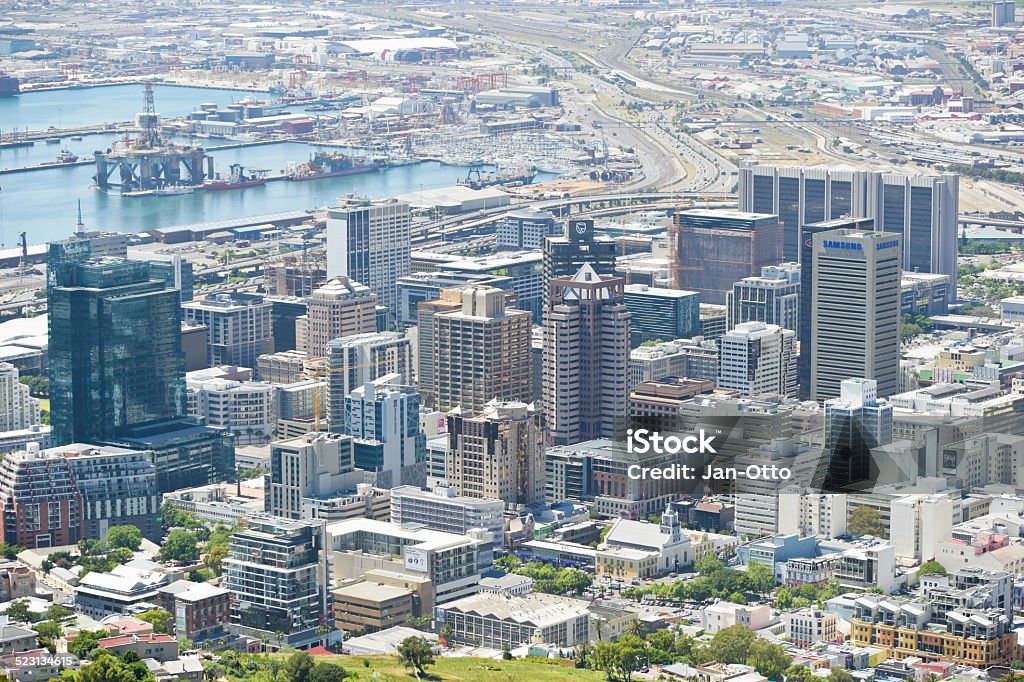Cape Town centre und der harbour - Lizenzfrei Afrika Stock-Foto