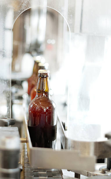 portare la birra - bottling plant brewery industry food foto e immagini stock