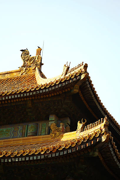 istock Chinese roof tops 523146333