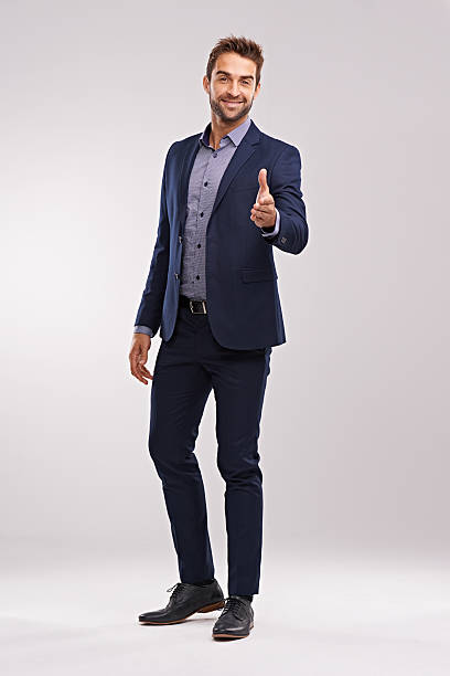 facciamo di business - blazer men suit business foto e immagini stock