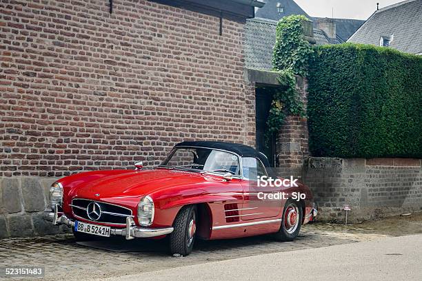 Mercedesbenz 300sl Roadster Classic Sports Car Stock Photo - Download Image Now - 1950-1959, 1960-1969, Canvas Fabric