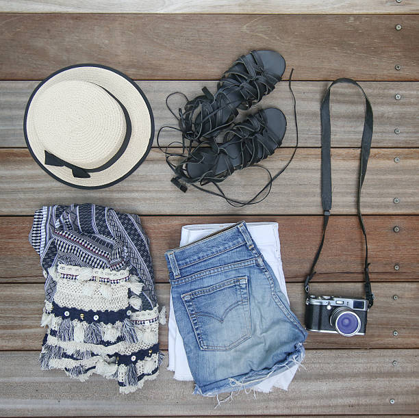 istock Festival or vacation fashion items 523155124