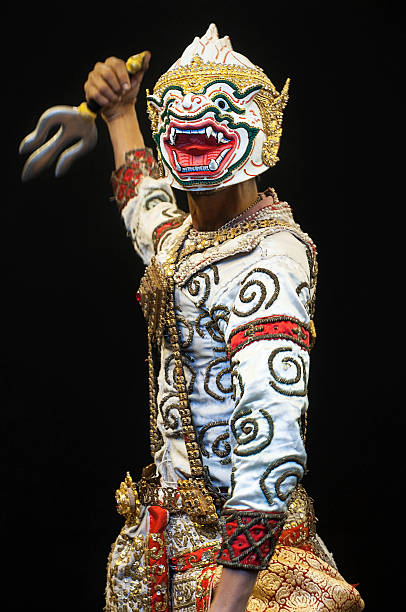 istock Thai Culture Dancing art in masked Khon that high class 523155328