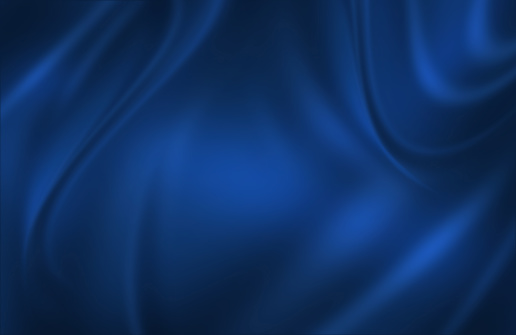 Blue satin glossy, fine and smooth silk cloth background