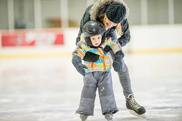 Photo of Little Boy Learning to Skate