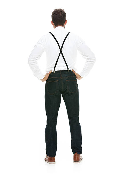 istock Rear view of businessman standing 523159130