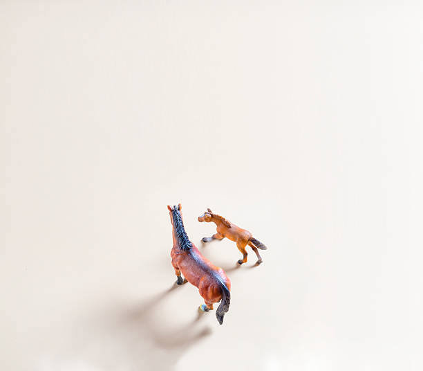 istock Toy horse family 523160618