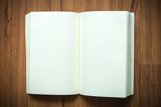 istock Vintage style of Empty or Blank notebook on wooden background 523161784