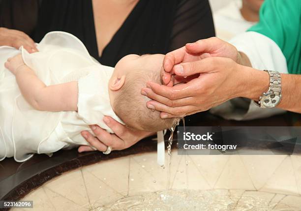 Newborn Baby Baptism Stock Photo - Download Image Now - Baptism, Baby - Human Age, Catholicism
