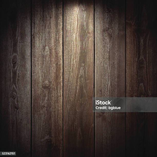 Lit Wooden Background Stock Illustration - Download Image Now - Wood - Material, Textured, Backgrounds