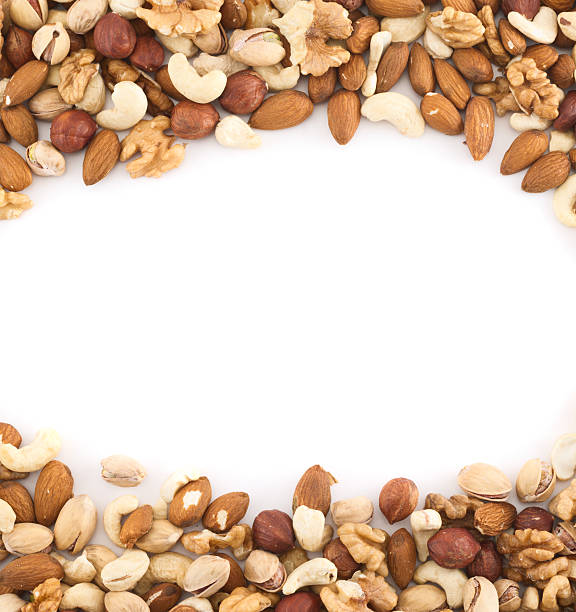 istock Almond, pistachio, peanut, walnut, hazelnut mix 523162284
