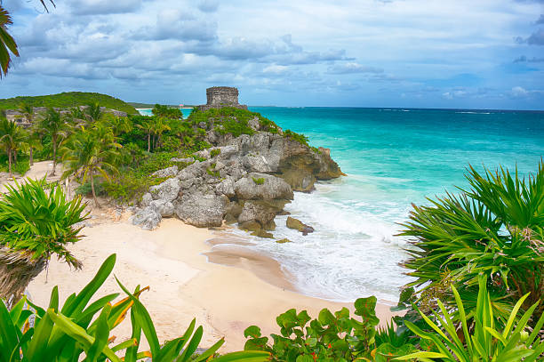istock God of winds temple in Tulum, Mexico 523162683