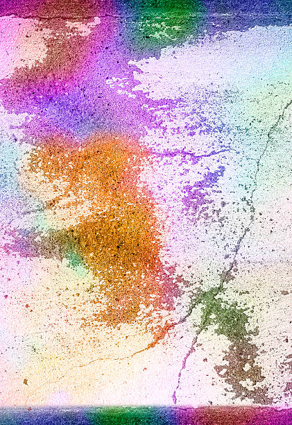 istock Background with colorful concrete wall 523162927