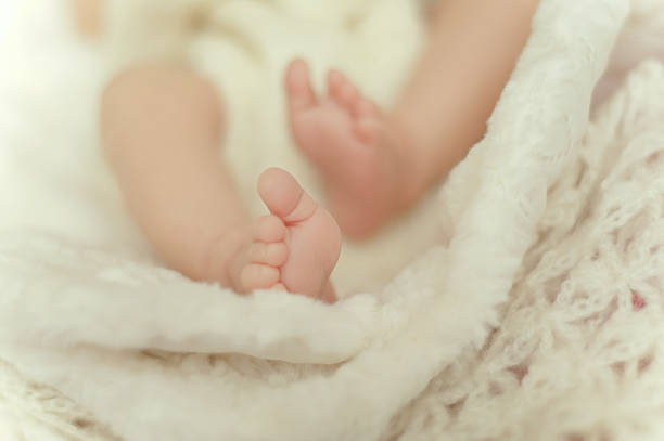 istock legs of newborn 523163081