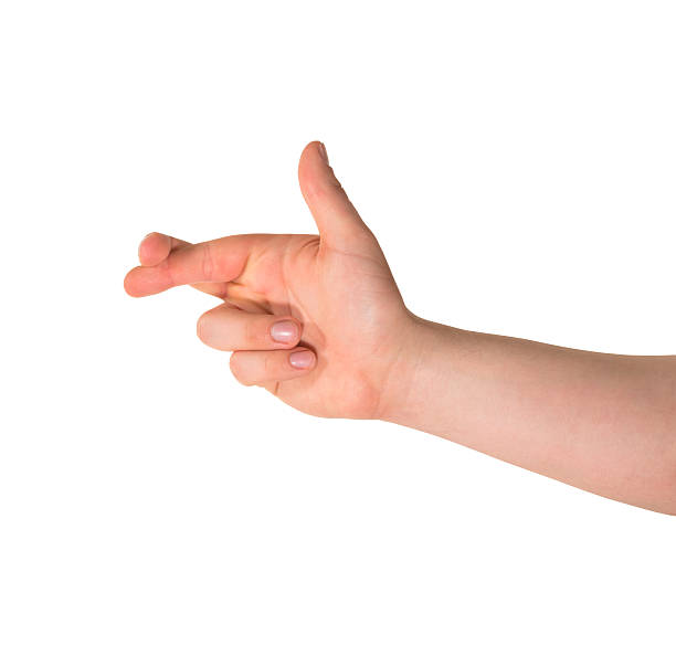 istock Cross your fingers hand gesture isolated 523163194
