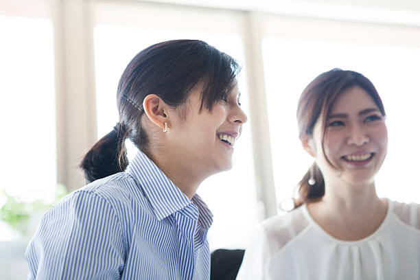 istock Women office a laughing merrily 523165886