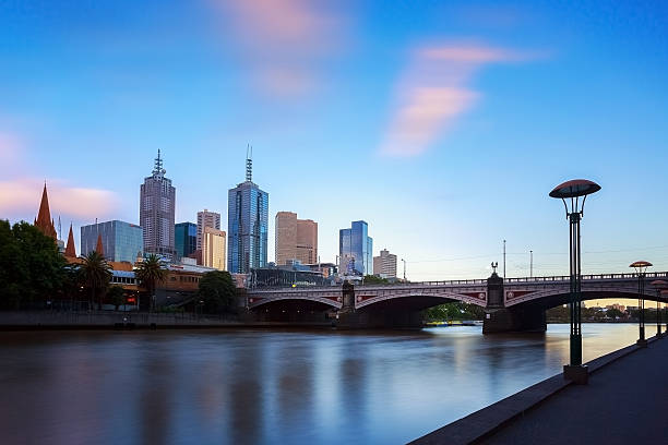 istock Melbourne city and the Yarra river at twilight. 523166750