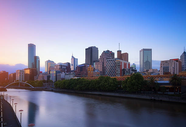 istock Melbourne city and the Yarra river at twilight. 523166782