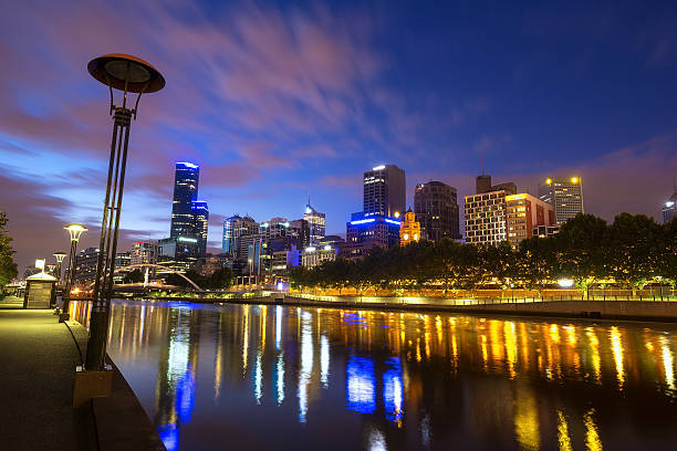 istock Melbourne city and the Yarra river at twilight. 523166836