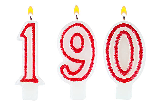 istock candles number one hundred ninety isolated on white background 523167281