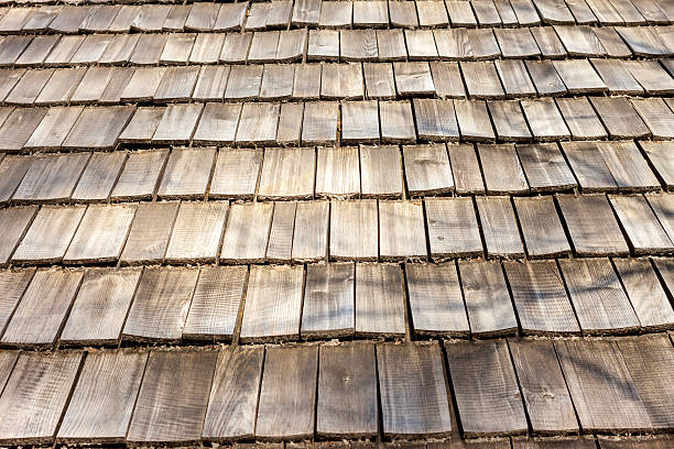 istock wooden roof surface 523167420