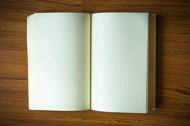 istock Vintage style of Empty or Blank notebook on wooden background 523168946