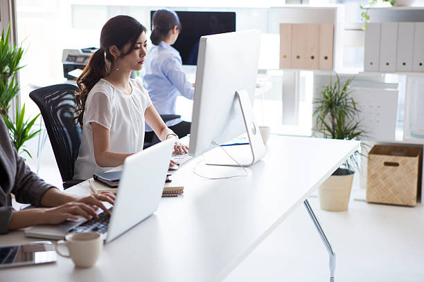 istock People who are working in the stylish office 523169750