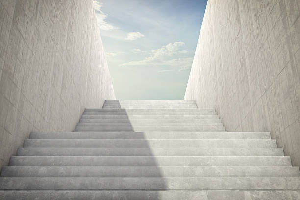 Stairs And Blue Sky