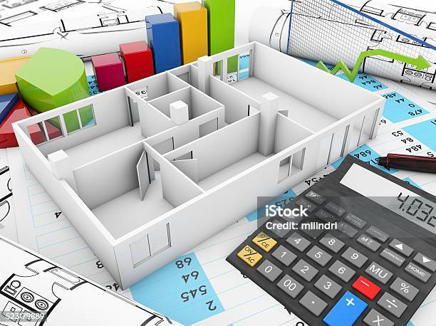 Estructura Concepto De Costos Foto de stock y más banco de imágenes de Aire libre - Aire libre, Arquitecto, Arquitectura