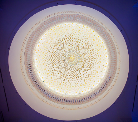 inside the Mosque, Kuala Lumpur city, Malaysia