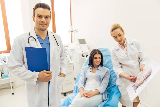 istock Woman at the doctor 523182152