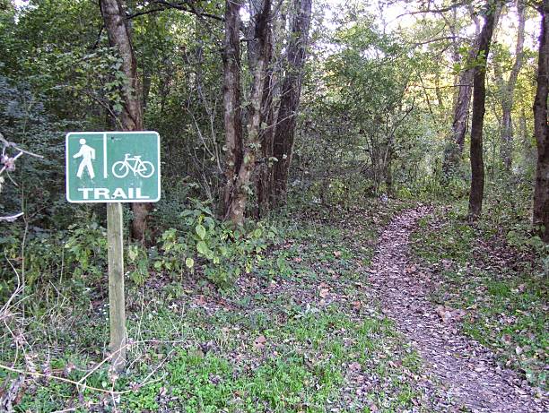 istock Walking and Bike Trail in a Park 523182349