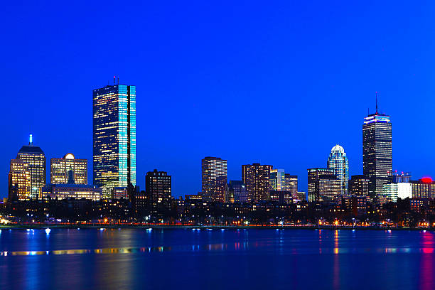 istock Boston, Massachusetts skyline at night 523182772