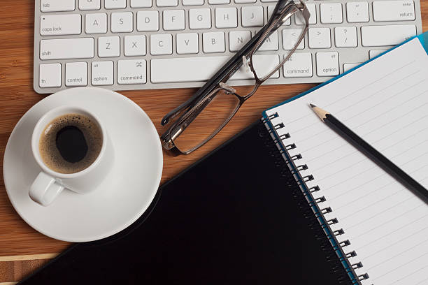 istock Coffee on the office desk 523183315