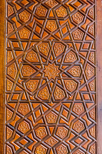 istock Ottoman wooden carving 523185026