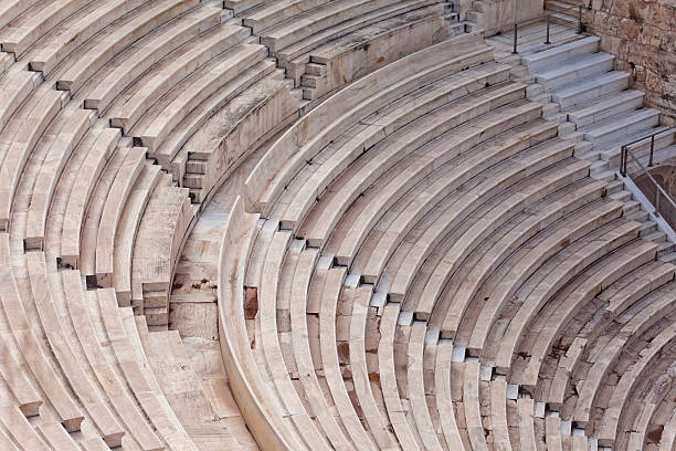 istock Steps and seats in an ancient Greek theater 523185264