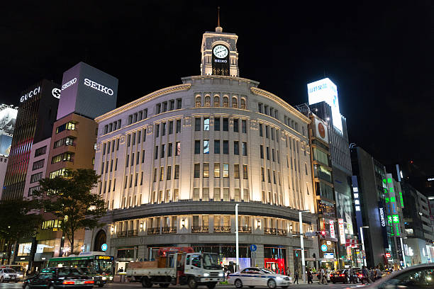 istock Ginza District in Tokyo, Japan 523185343