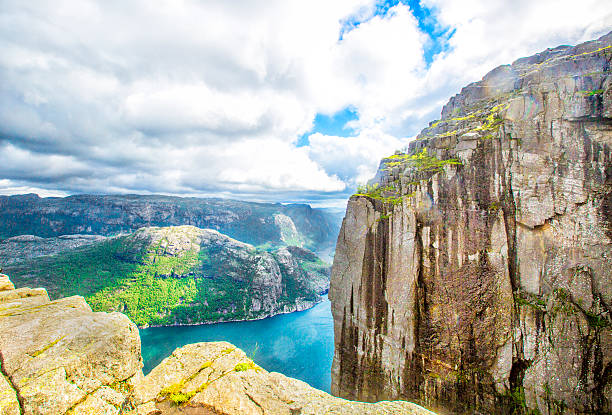 istock View over the world famous Preikestolen 523185414