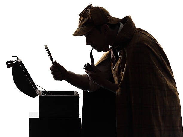 istock sherlock holmes and the open safe silhouette 523185725