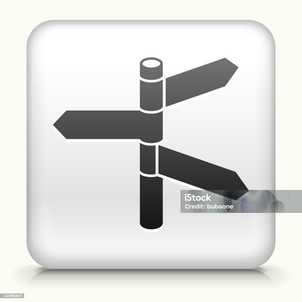 Direction Button Sign Square Button With Direction Signs Stock Illustration - Download Image ...