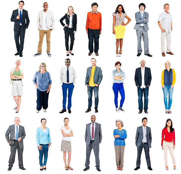 istock Group of Diverse Colourful Cheerful People 523197077