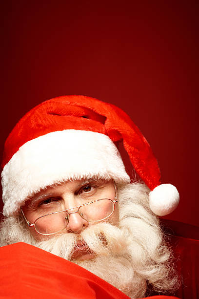 istock Santa in eyeglasses 523197753