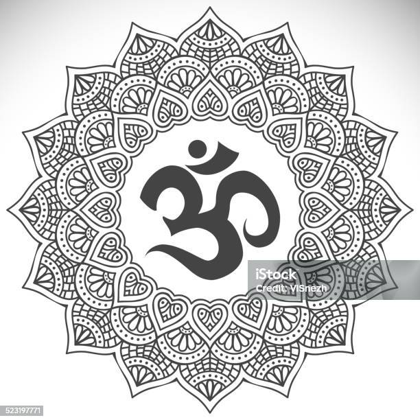 Mandala Stock Illustration - Download Image Now - Abstract, African Ethnicity, Asian Culture