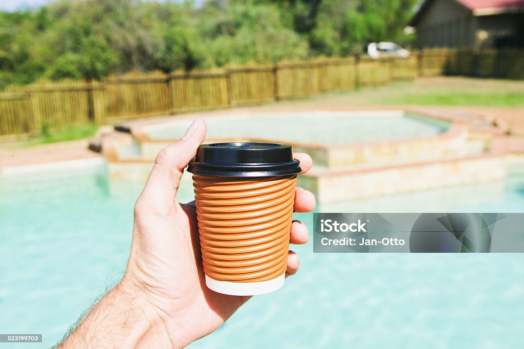 Trinken einen Kaffee zum Mitnehmen - Lizenzfrei Afrika Stock-Foto