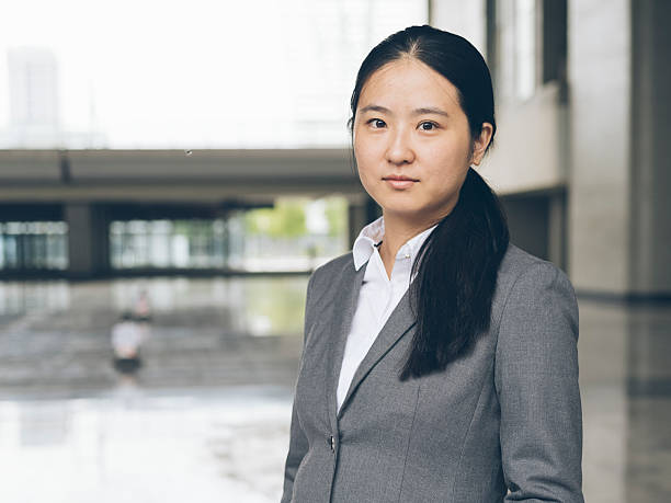 istock asian businesswoman standing on the platform 523200009