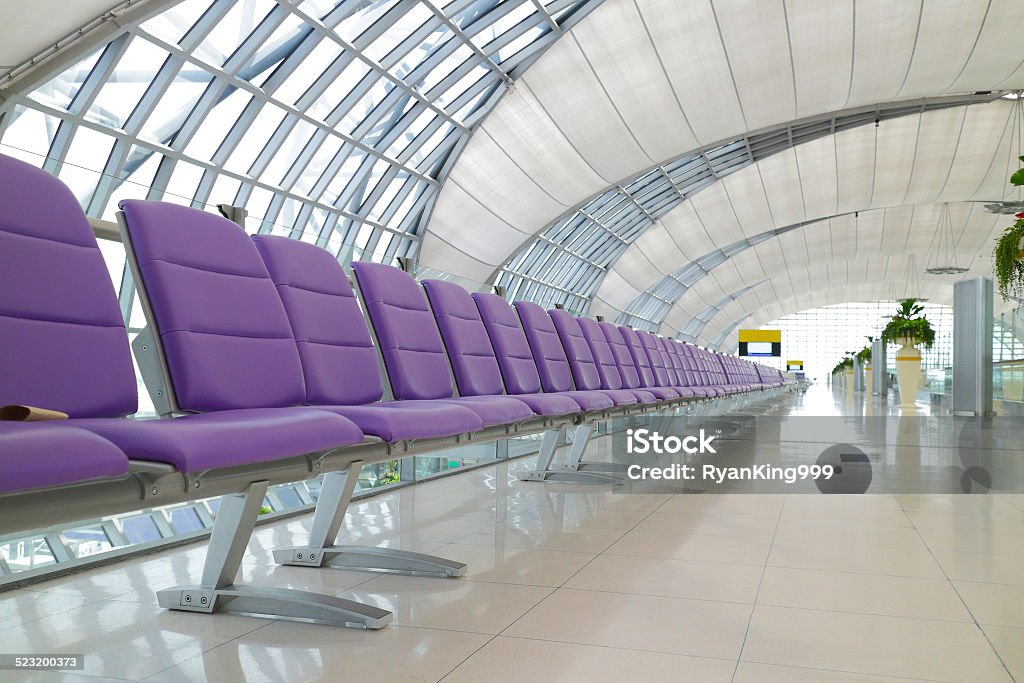 Silla en el aeropuerto - Foto de stock de Aeropuerto libre de derechos