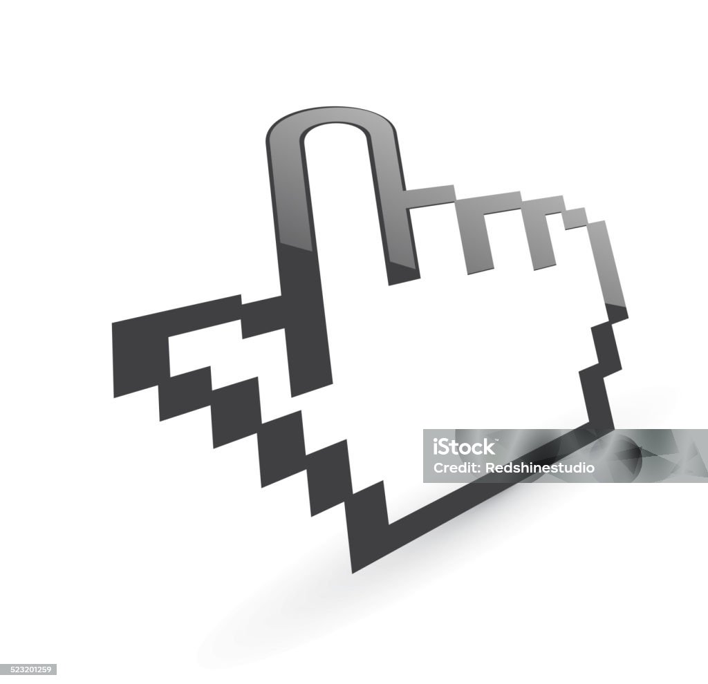 Hand Mouse Symbol Stock Illustration - Download Image Now - Business ...